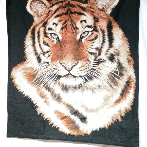 Tiger Tapestry Wall Hanging Manual Woodworkers & Weavers NC USA - Picture 2 of 10